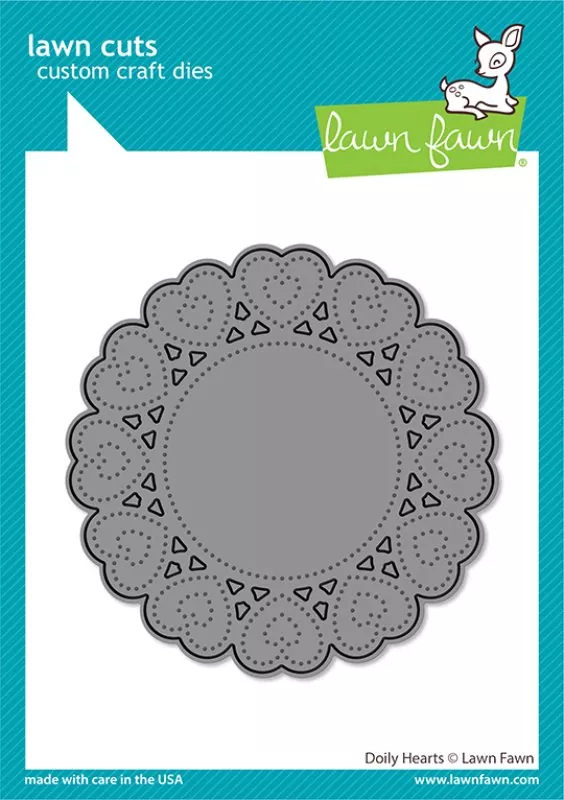 Doily Hearts Stanzen Lawn Fawn