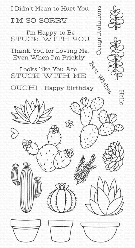 my favorite things Stamp & Die Duo Sweet Succulents