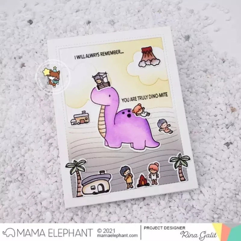 Me and my Dinosaur Mama Elephant Stamp & Die Bundle 2