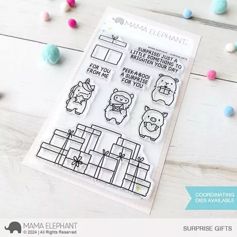 Surprise Gifts Mama Elephant Stamp & Die Bundle