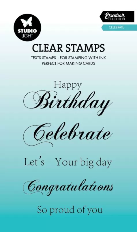 Essentials Nr. 744 Celebrate studio light clearstamps