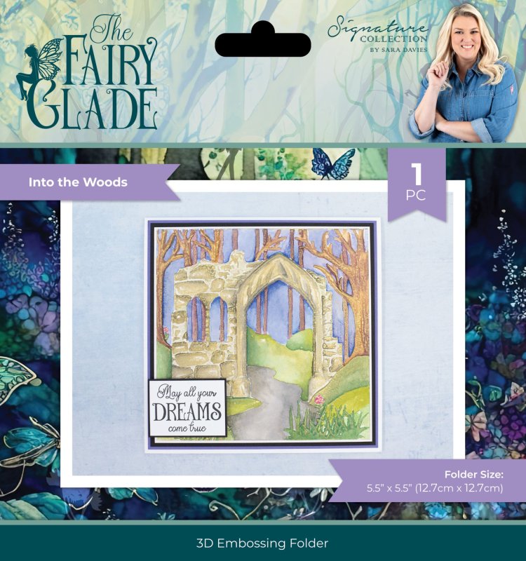 Into the Woods Fairy Glade 3D prägeschablone crafters companion