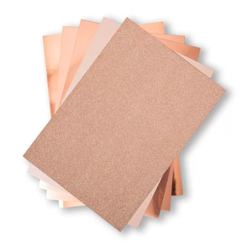 Rose Gold Sizzix Opulent Cardstock