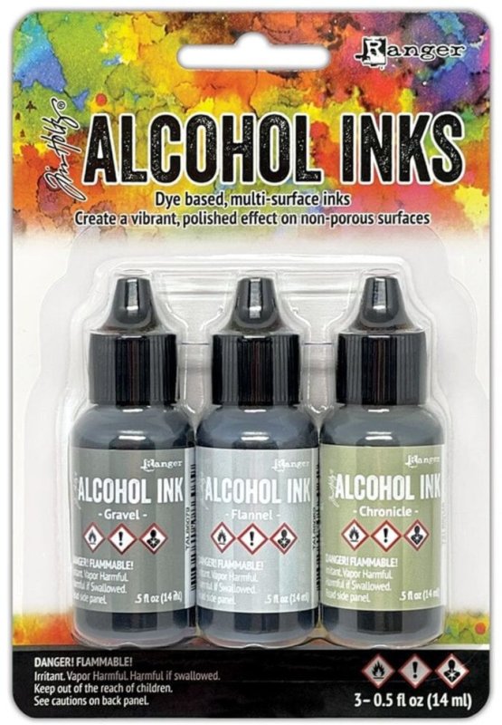 alcohol inks Crossroads tim holtz ranger 3set