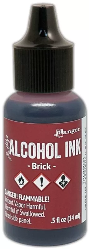 ranger alcohol ink ink Brick tim holtz