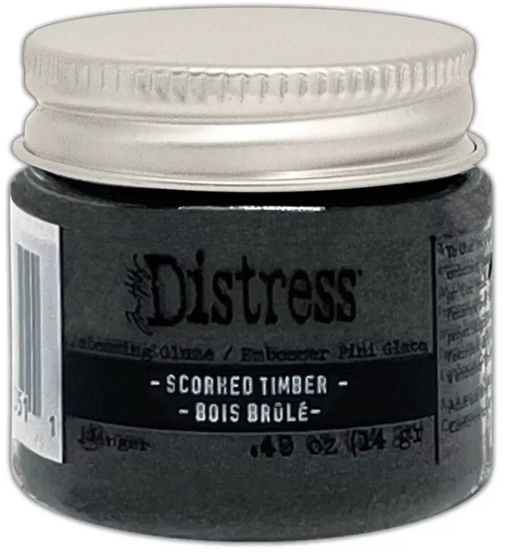 ranger distress embossing glaze Scorched Timber tim holtz