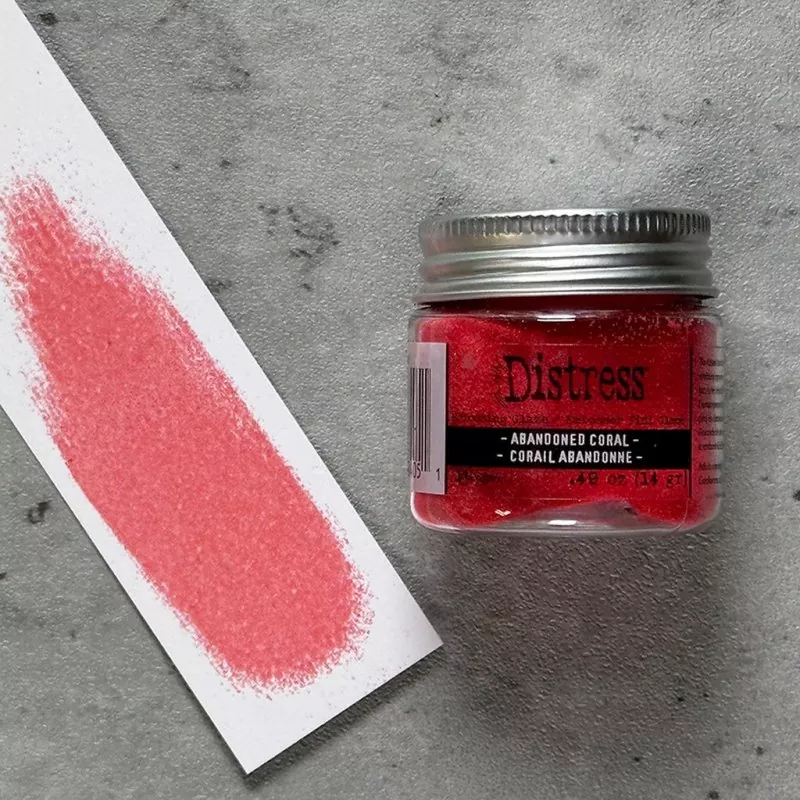 ranger distress embossing glaze Abandoned Coral tim holtz 1