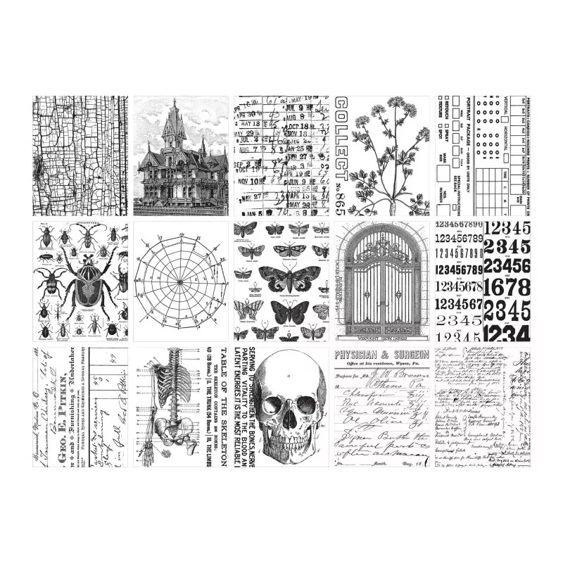 Halloween Collage Paper Idea-ology Tim Holtz 1