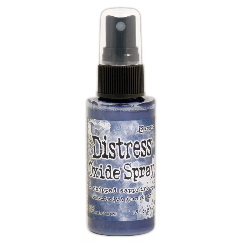 Chipped Sapphire ranger distress oxide spray tim holtz