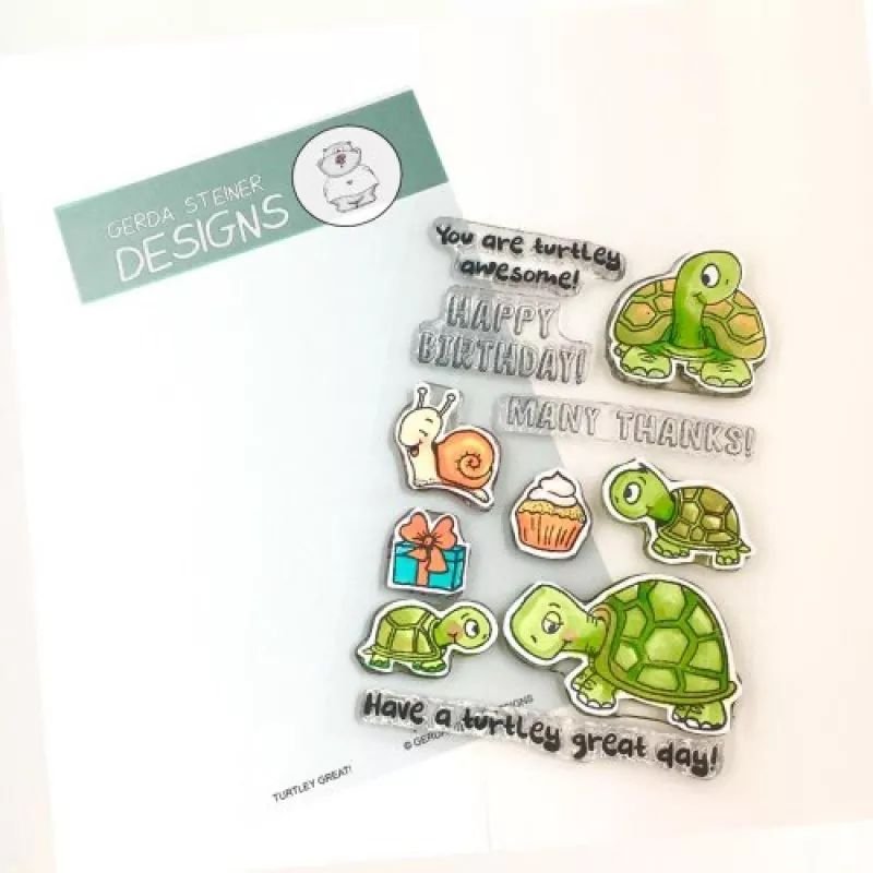 Turtley Great! BUNDLE Stempel + Stanzen Gerda Steiner Designs