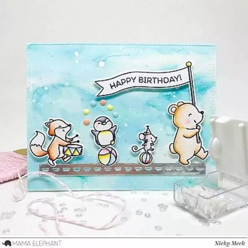 Animal Parade Mama Elephant Stamp & Die Bundle 2