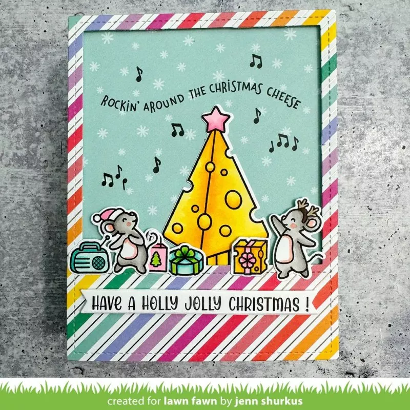 Cheesy Christmas Add-On Stempel Lawn Fawn 1