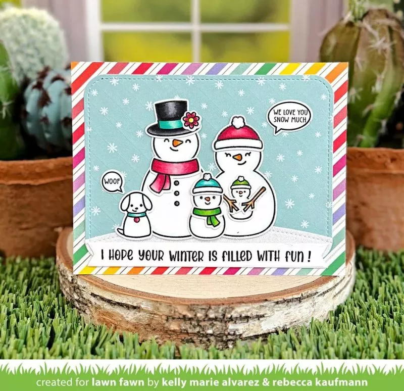 Frosty Family Add-On Stempel Lawn Fawn 1