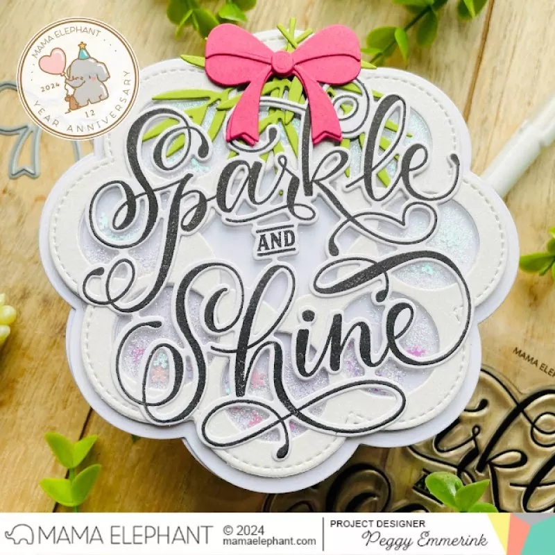 Sparkle and Shine Clear Stamps Mama Elephant 1