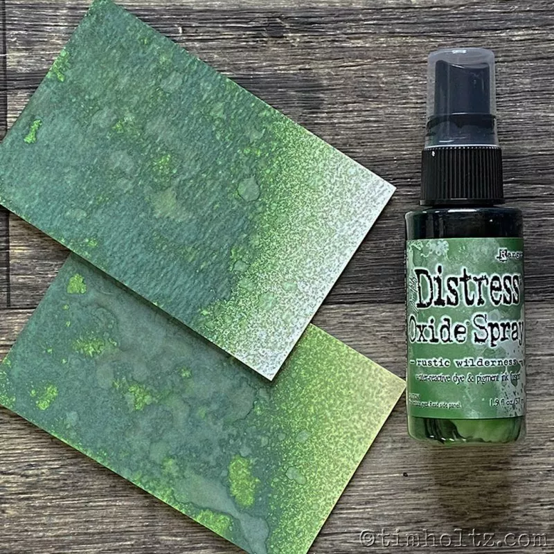 Rustic Wilderness ranger distress oxide spray tim holtz 1