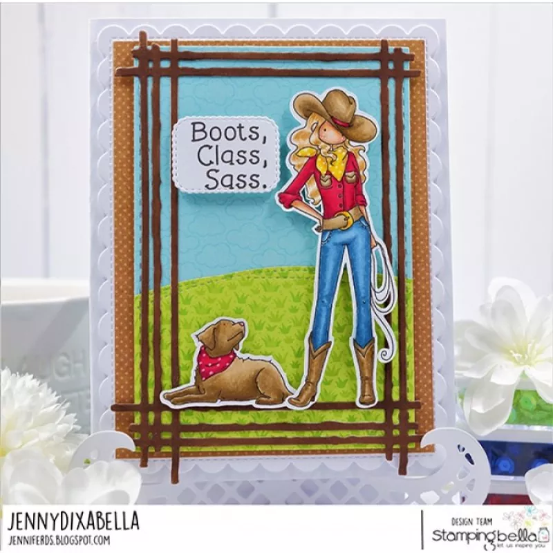 Stampingbella Uptown Cowboy Pets Gummistempel 2