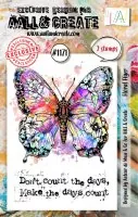 aall create clear stamp Floral Flyer