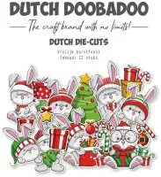 Vrolijk Kerstfeest - Die Cut Embellishment - Dutch Doobadoo