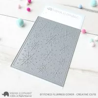 Stitched Flurries Cover - Creative Cuts - Stanzen - Mama Elephant