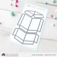 Faux 3D Boxes - Creative Cuts - Stanzen - Mama Elephant