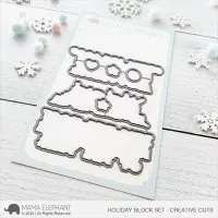 Holiday Block Set - Creative Cuts - Stanzen - Mama Elephant