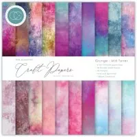 Grunge Mid Tones - Paper Pad - 6"x6" - Craft Consortium