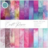 Grunge Mid Tones - Paper Pad - 12"x12" - Craft Consortium