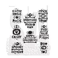 Halloween Whatnots Tim Holtz Gummistempel Stamper Anonymous