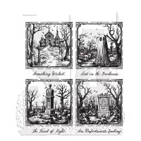 Framed Frights Tim Holtz Gummistempel Stamper Anonymous