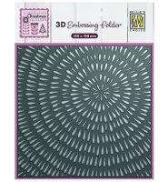 3-D Embossing Folder - Sliced Wood - Nellie's Choice