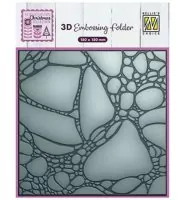 3-D Embossing Folder - Paint Bubble - Nellie's Choice