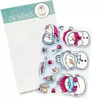 Snowman Friends BUNDLE Stempel + Stanzen Gerda Steiner Designs