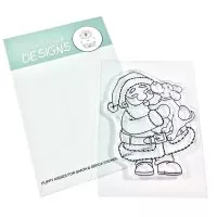 Puppy Kisses For Santa clearstamps Gerda Steiner Designs