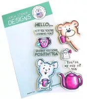 Positivi-Tea - BUNDLE Stempel + Stanzen - Gerda Steiner Designs