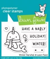 Winter Narwhal Stempel Lawn Fawn