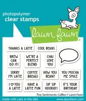 Tiny Sentiments: Coffee - Stempel - Lawn Fawn