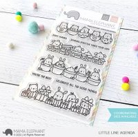 Little Line Agenda Mama Elephant Stamp & Die Bundle