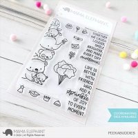 Peekabuddies Mama Elephant Stamp & Die Bundle