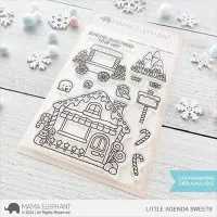 Little Agenda Sweets - Clear Stamps - Mama Elephant