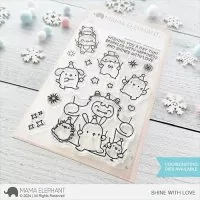 Shine with Love Clear Stamps Stempel Mama Elephant