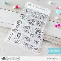 Counting Left - Clear Stamps - Mama Elephant