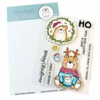 Beary Merry Christmas - BUNDLE Stempel + Stanzen - Gerda Steiner Designs